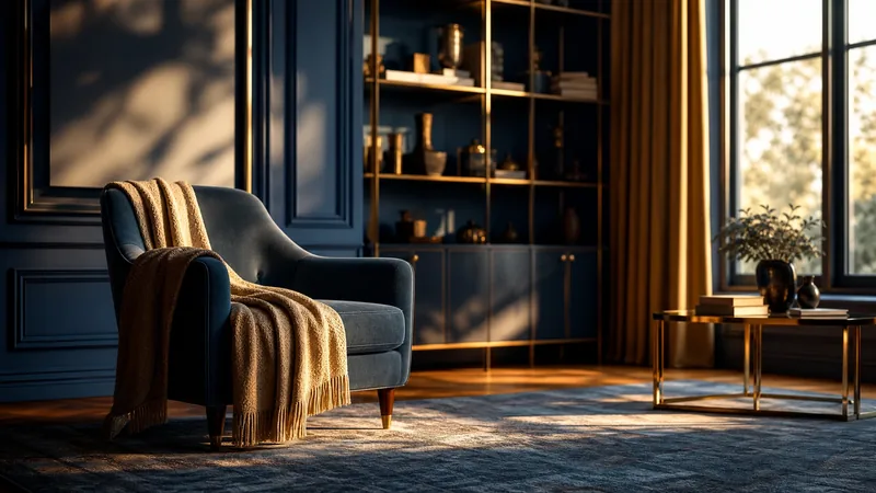 Sunlit sitting room with an armchair and blanket, How to Start an Adult Foster Care Home in Michigan